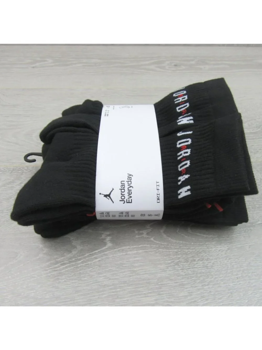 Jordan Everyday Dri-Fit Crew Socks (6 Pairs) Men's Size 8-12 NEW